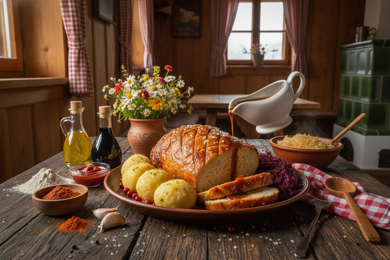 Veganer Schweinsbraten: Knusprig wie bei Oma