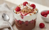 himbeer kokos trifle