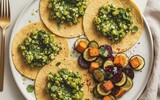 tortillas salsa verde gemuese